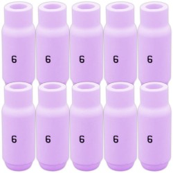 Keramikdüsen 10N48 Nr. 6 (10er Pack) WIG SR-17 / SR-18 / SR-26 Vogelmann