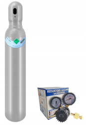 Gasflasche CO2 (Kohlendioxid) 8L 5kg 150bar Voll + Gas Regler