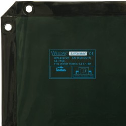 Weldas LAVAshield® grüner Schweißschirm 1,74x1,74m