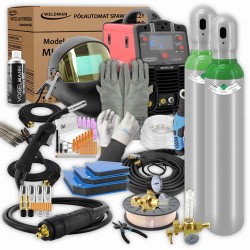 Weldman MIG TEC 200 LCD SYNERGY PAK (MMA, TIG) - Schweißsatz Nr.6